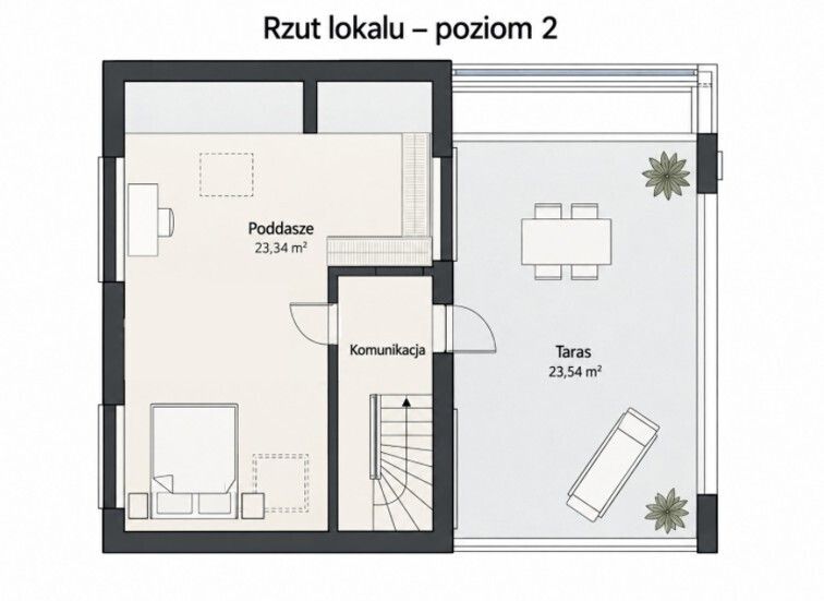 Mieszkanie 3-pokojowe Plewiska, ul. Fabianowska. Zdjęcie 20