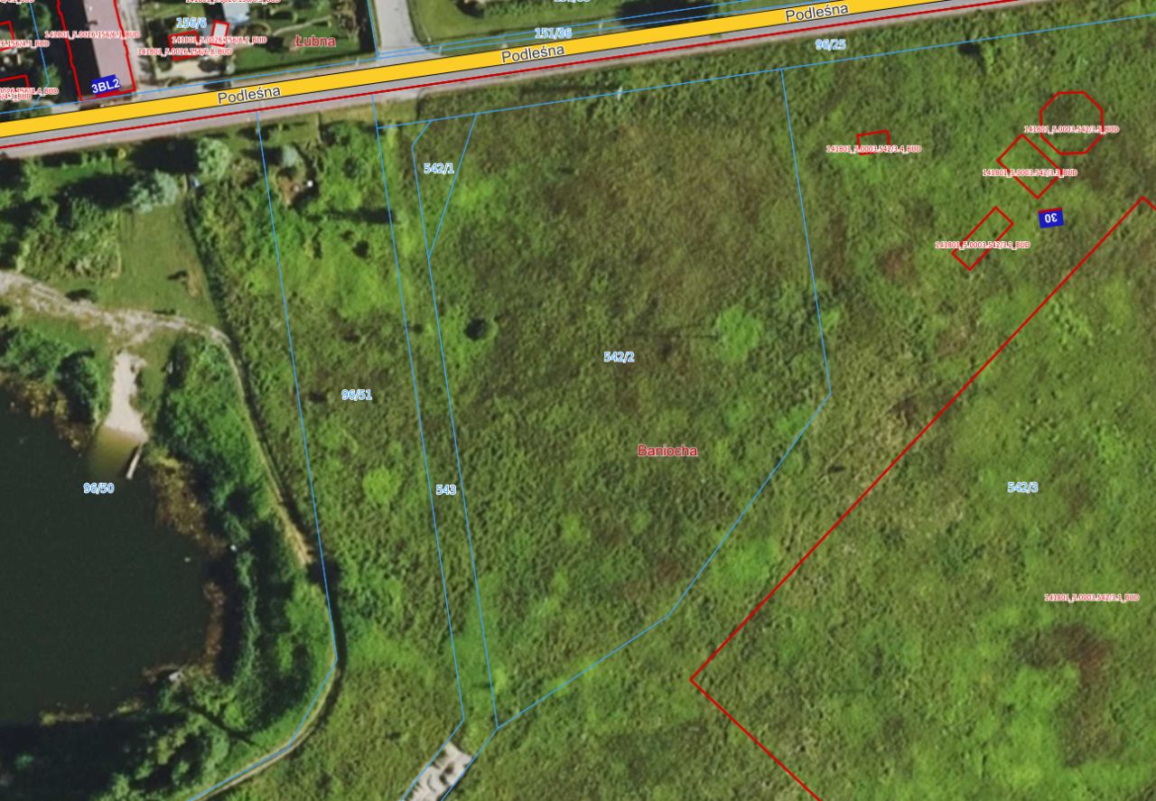 Działka budowlana Baniocha, ul. Podleśna. Zdjęcie 7