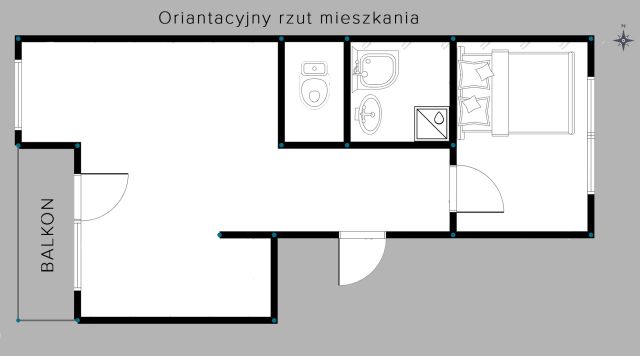 Mieszkanie 2-pokojowe Łódź Widzew, ul. Beli Bartoka. Zdjęcie 8