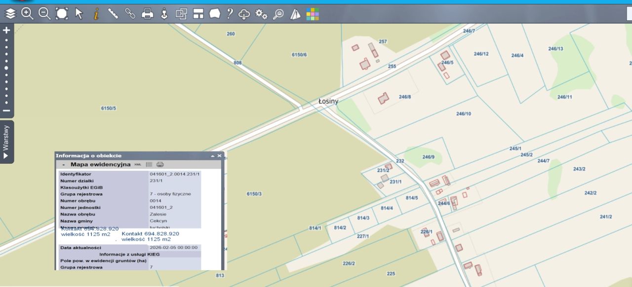Działka rolno-budowlana Okiersk. Zdjęcie 5