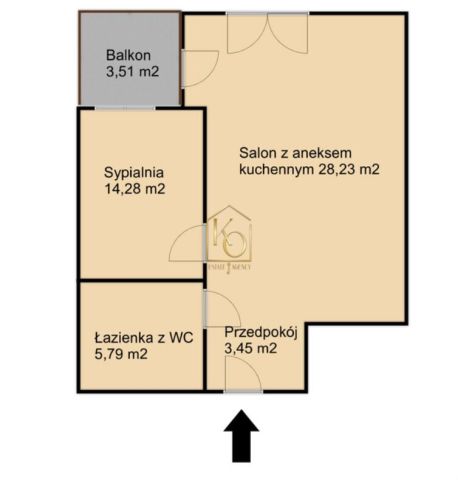 Mieszkanie 2-pokojowe Wrocław, ul. gen. Antoniego Madalińskiego. Zdjęcie 7