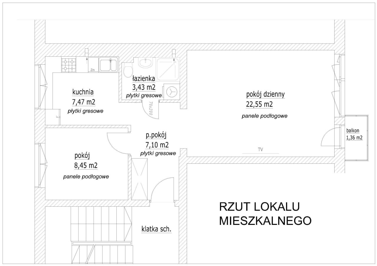 Mieszkanie 2-pokojowe Zielona Góra, ul. Morelowa. Zdjęcie 8