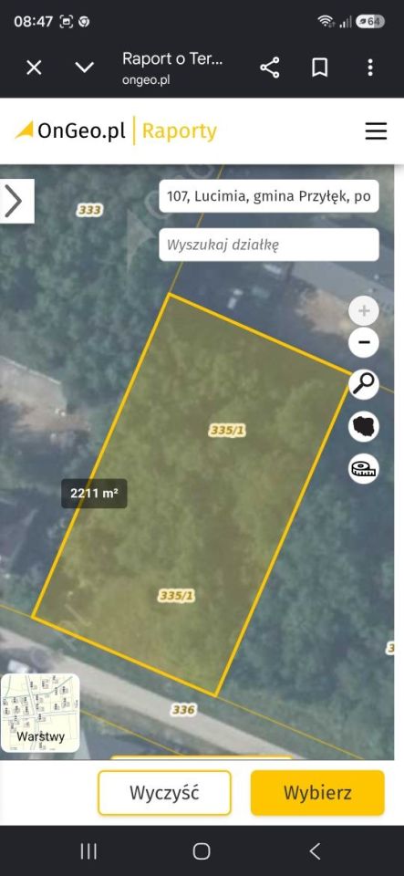 Działka budowlana Lucimia. Zdjęcie 1