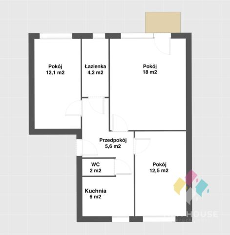 Mieszkanie 3-pokojowe Olsztyn, ul. Stanisława Murzynowskiego. Zdjęcie 18