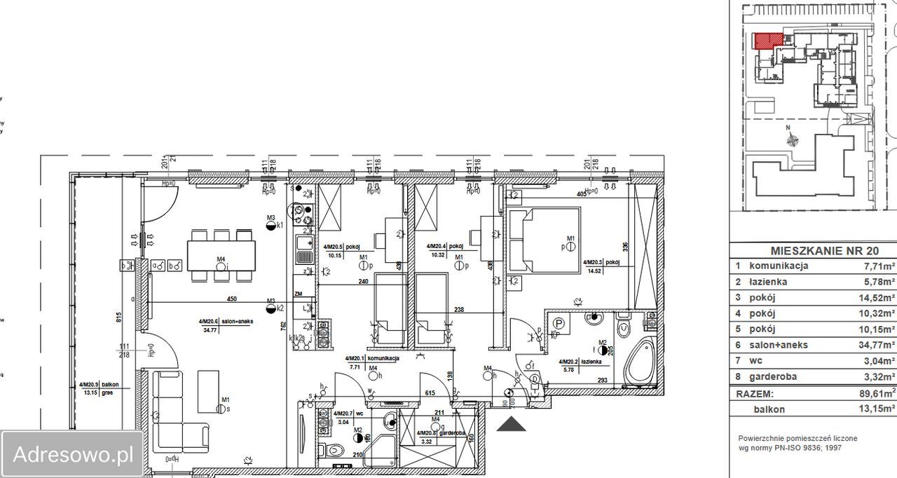 Mieszkanie 4-pokojowe Kielce Czarnów Rządowy, ul. Jerzego Szajnowicza-Iwanowa. Zdjęcie 4