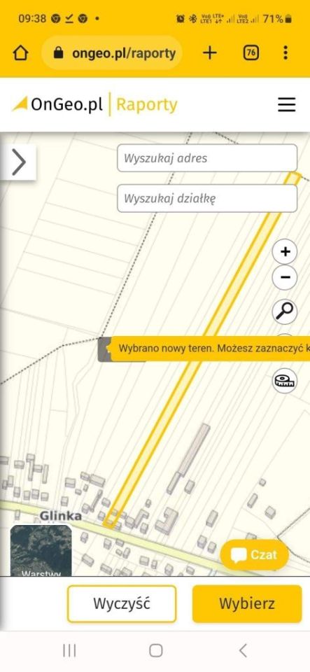 Działka rolno-budowlana Glinka. Zdjęcie 3