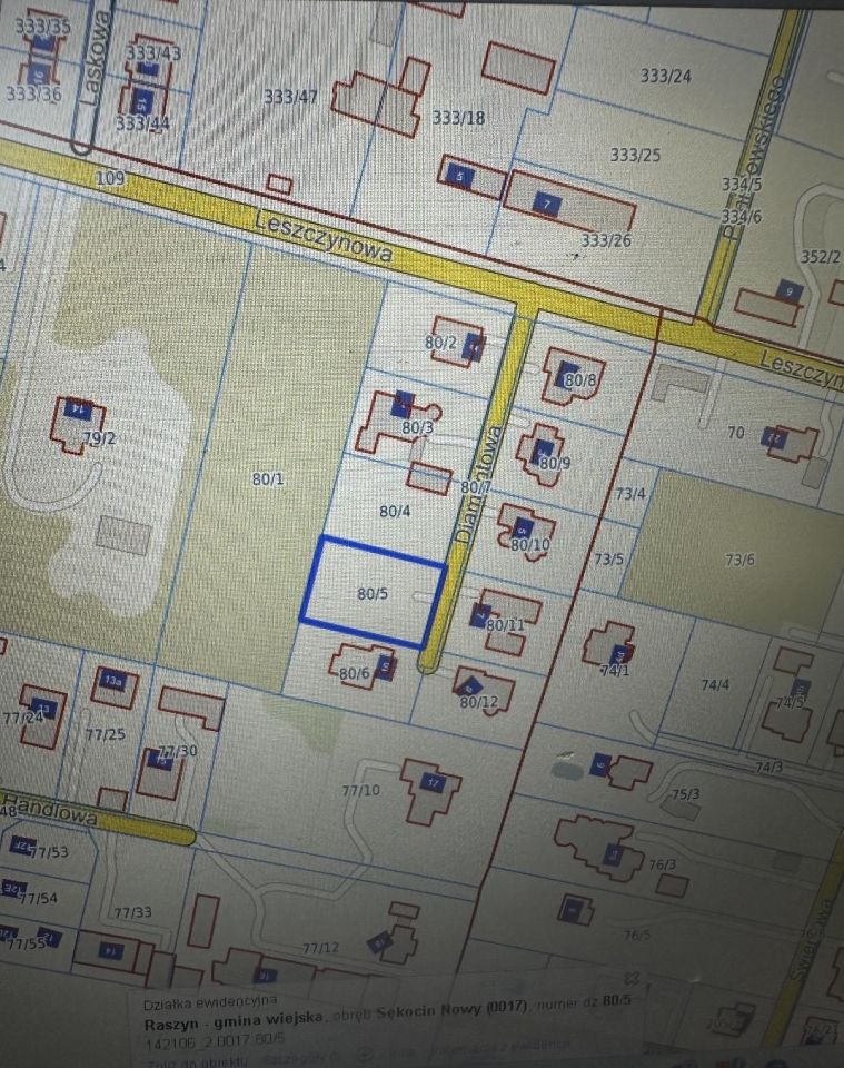 Działka budowlana Sękocin Nowy, ul. Diamentowa. Zdjęcie 3