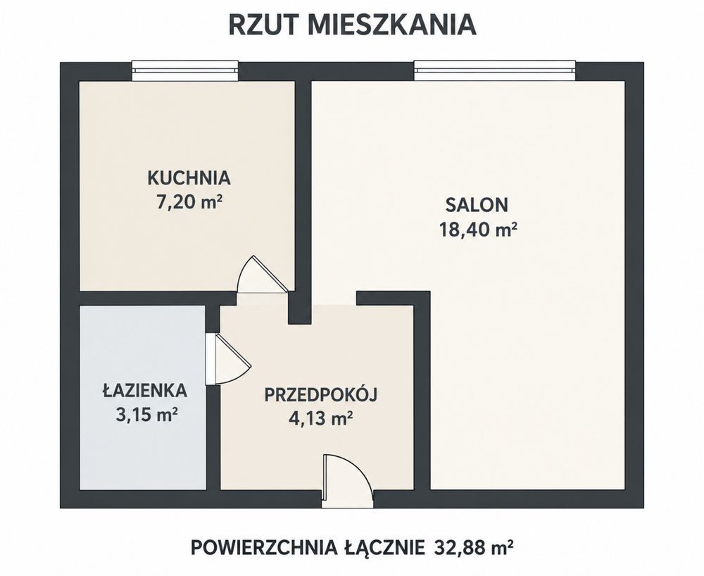 Mieszkanie 1-pokojowe Zduńska Wola. Zdjęcie 4