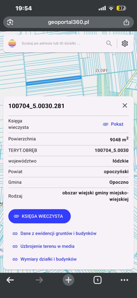 Działka rolno-budowlana Wola Załężna Żłoby. Zdjęcie 6