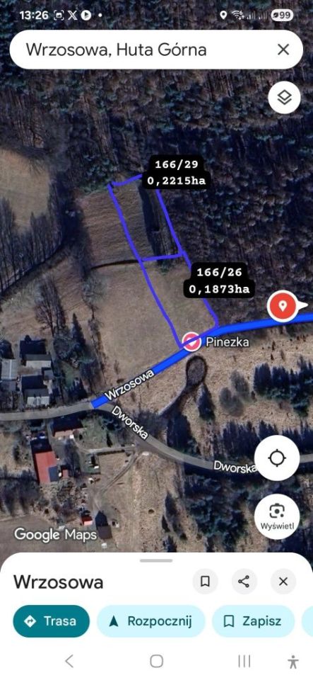 Działka budowlana Huta Górna. Zdjęcie 3