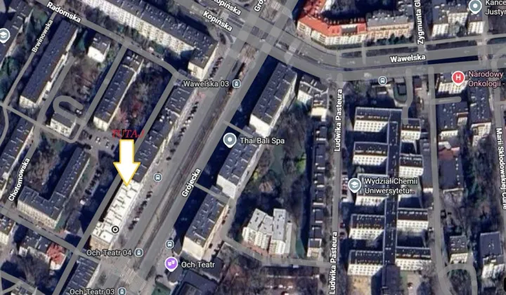 Mieszkanie 1-pokojowe Warszawa Ochota, ul. Grójecka