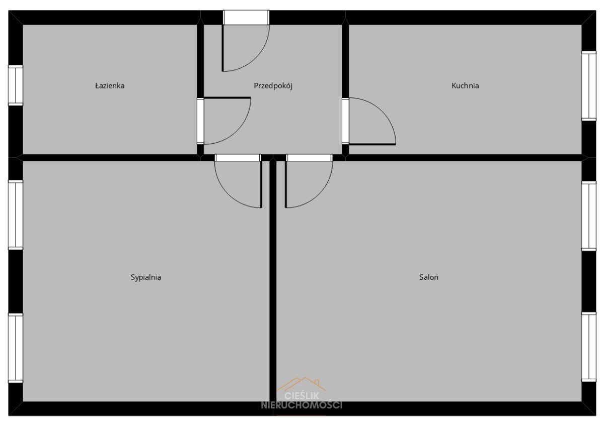 Mieszkanie 2-pokojowe Gliwice Szobiszowice, ul. Warszawska. Zdjęcie 15