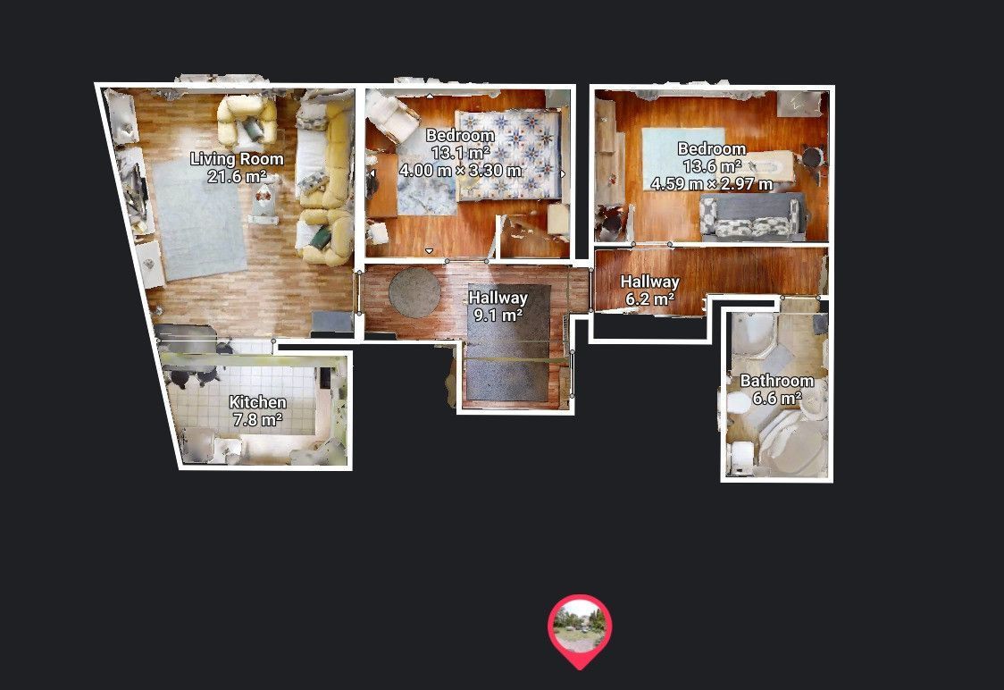 Mieszkanie 3-pokojowe Łódź Dąbrowa, ul. Śląska. Zdjęcie 18