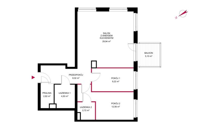 Mieszkanie 3-pokojowe Poznań Starołęka Wielka, ul. Starołęcka. Zdjęcie 20