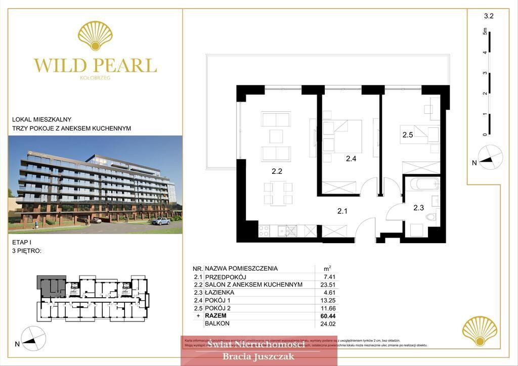 Mieszkanie 3-pokojowe Kołobrzeg. Zdjęcie 8