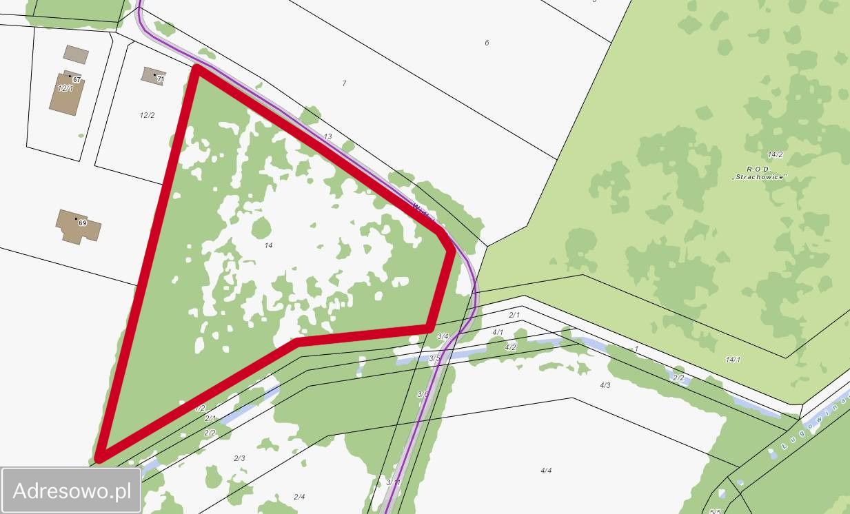 Działka inwestycyjna Wrocław Strachowice, ul. Widłakowa. Zdjęcie 3