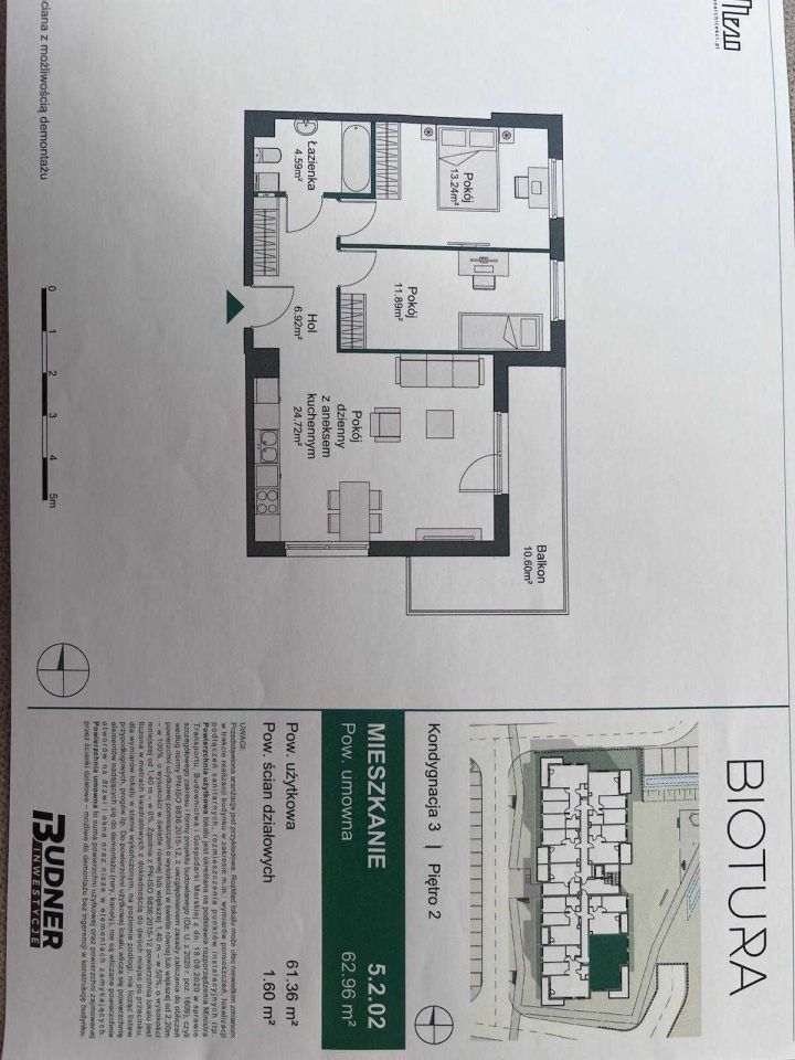 Mieszkanie 3-pokojowe Gdańsk Ujeścisko. Zdjęcie 8