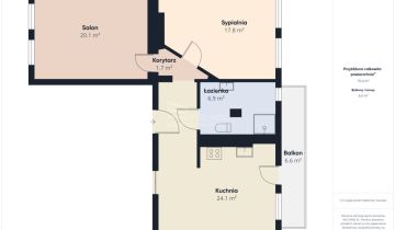 Mieszkanie 3-pokojowe Olsztyn, ul. Michała Lengowskiego