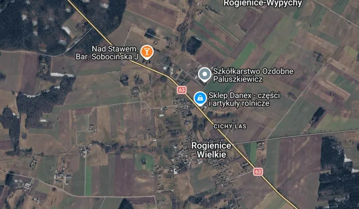 Działka budowlana Rogienice Wielkie, ul. Marii Konopnickiej