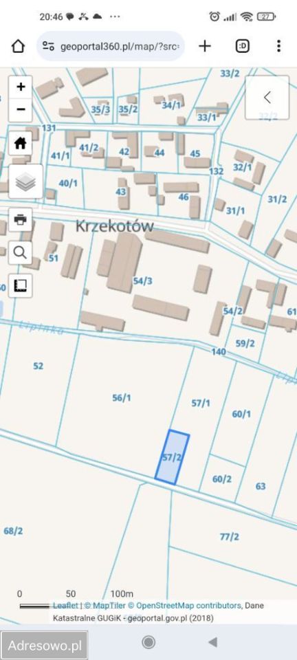 Działka rolna Krzekotów, ul. Porannej Rosy. Zdjęcie 2