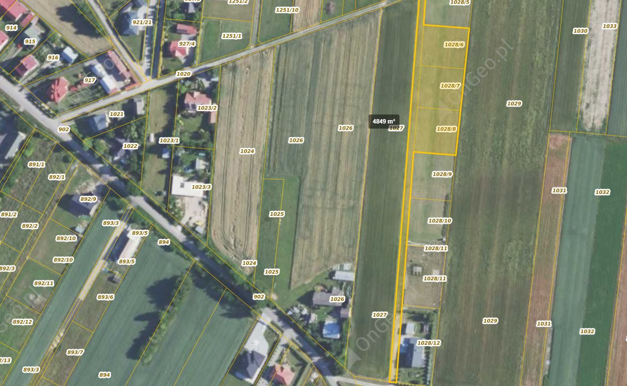 Działka rolno-budowlana Oleszyce, Zielona. Zdjęcie 7