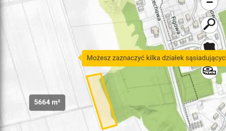 Działka budowlana Głębinów