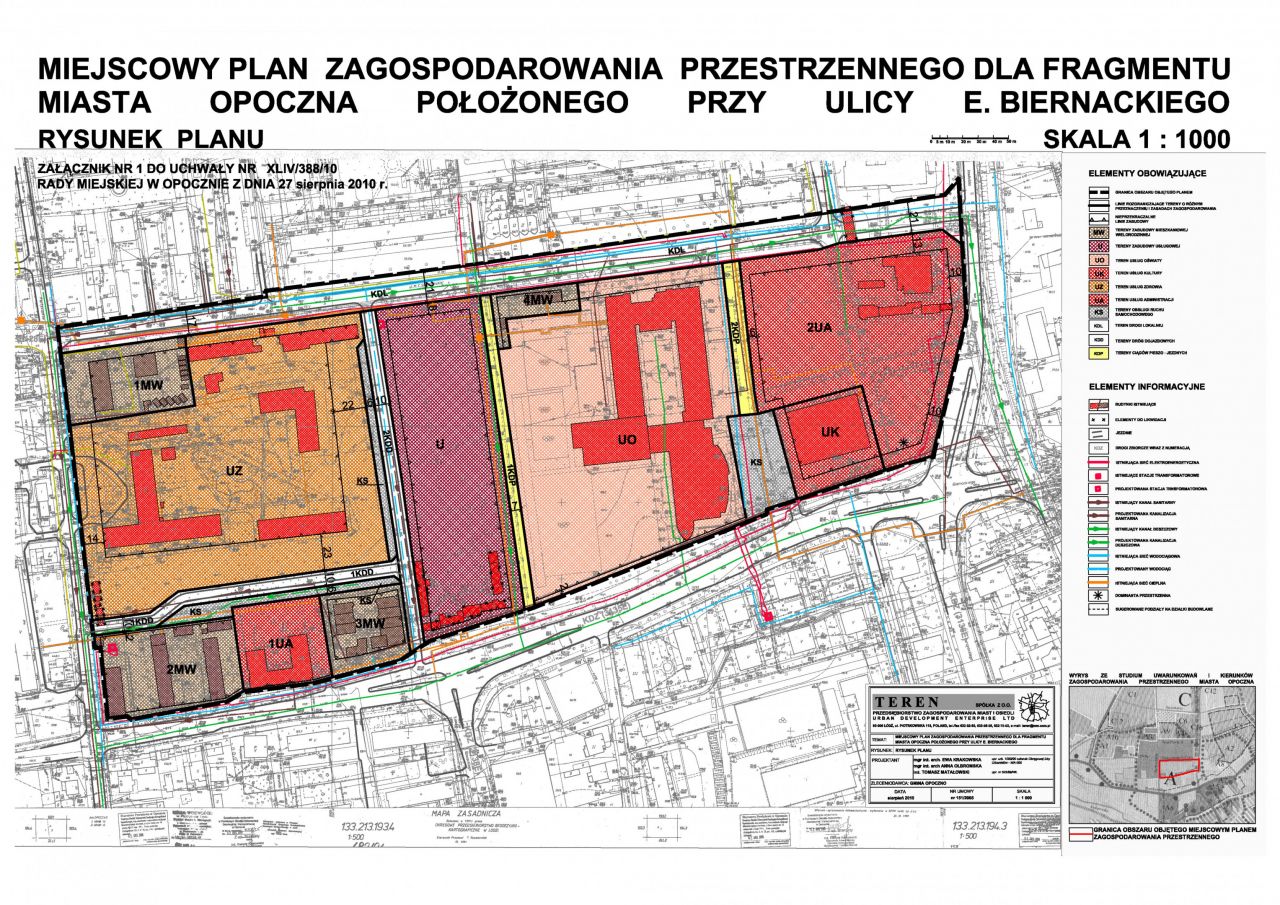 Działka inwestycyjna Opoczno, ul. Edmunda Biernackiego. Zdjęcie 2