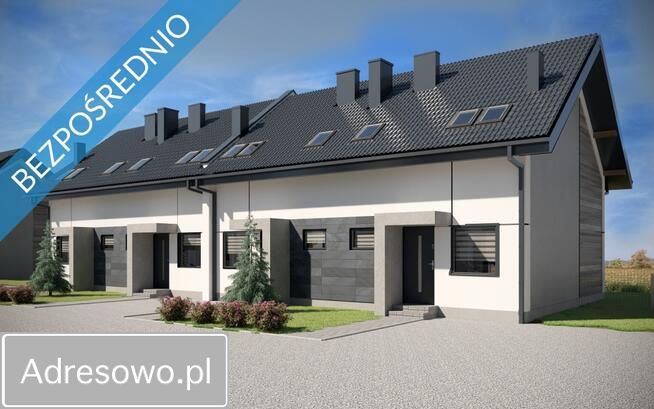 dom szeregowy, 4 pokoje Modlniczka