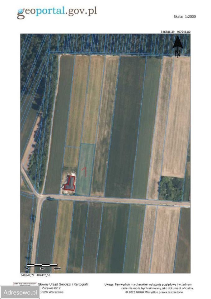 Działka budowlana Gościmowice Drugie. Zdjęcie 2