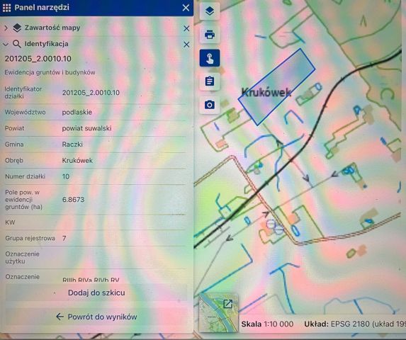 Działka rolna Krukówek. Zdjęcie 1