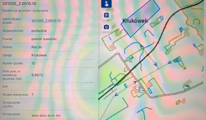 Działka rolna Krukówek