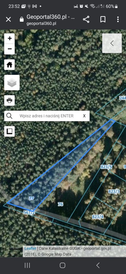 Działka budowlana Zielona Góra, ul. Osiedle Śląskie. Zdjęcie 1