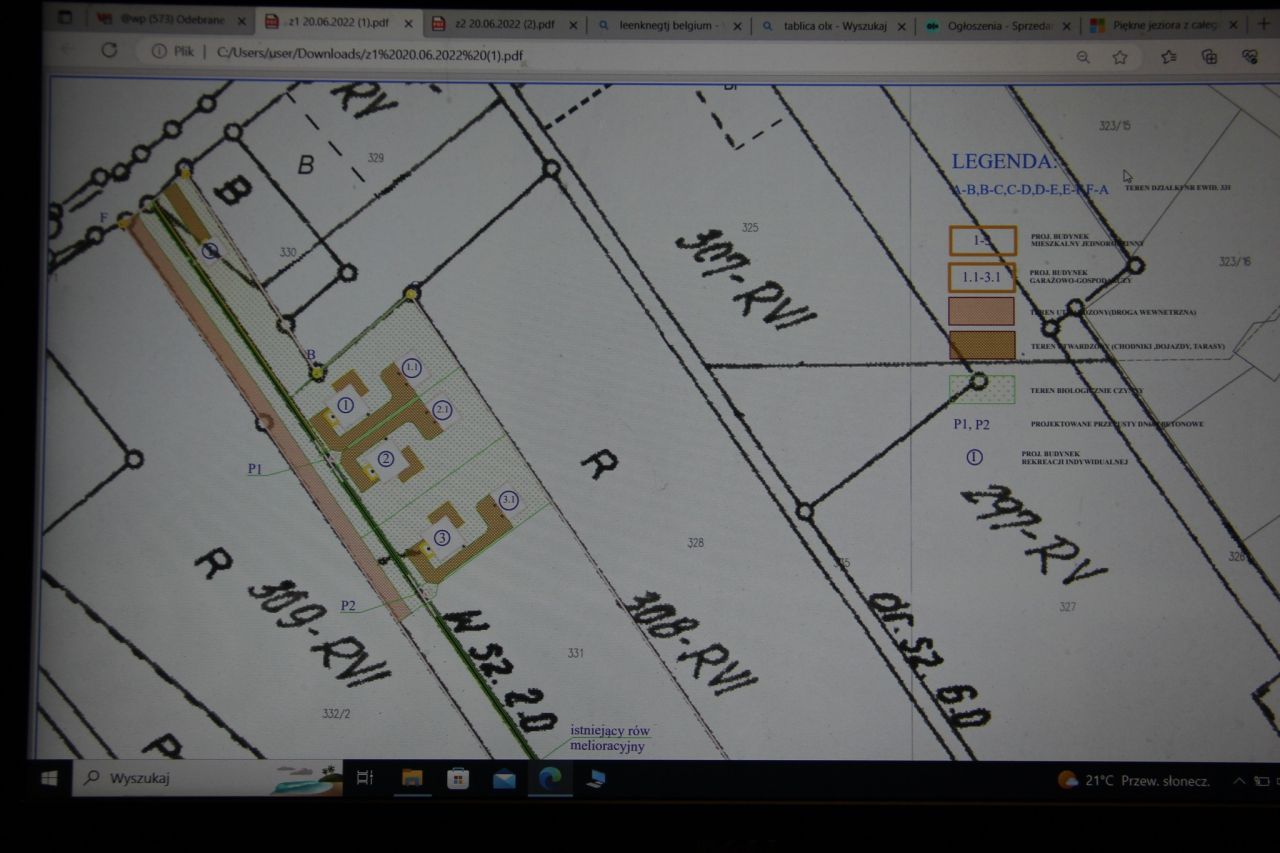 Działka budowlana Przybyszowy. Zdjęcie 5