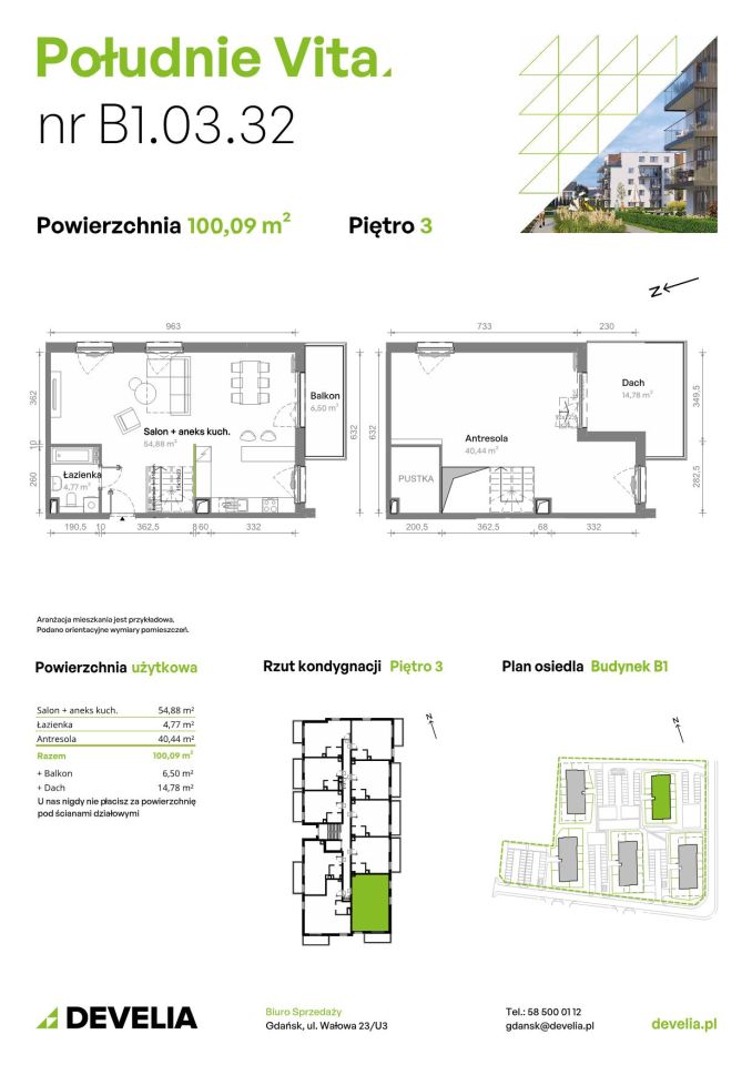 Mieszkanie 4-pokojowe Gdańsk Orunia Górna, ul. Kazimierza Wielkiego. Zdjęcie 7