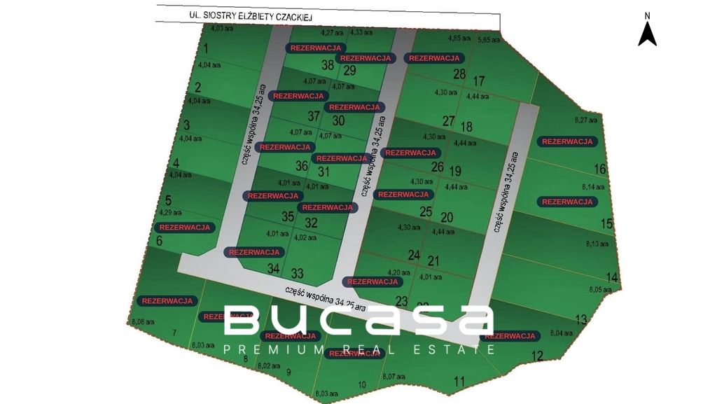 Działka budowlana Niepołomice, ul. Siostry Elżbiety Czackiej. Zdjęcie 8