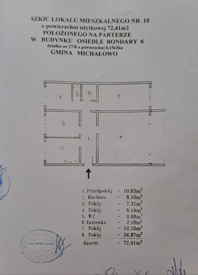 Mieszkanie 4-pokojowe Osiedle Bondary. Zdjęcie 3