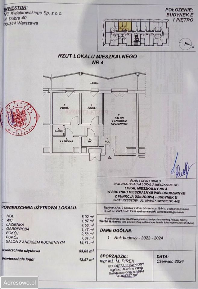 Mieszkanie 3-pokojowe Rzeszów Drabinianka, ul. Eugeniusza Kwiatkowskiego. Zdjęcie 16