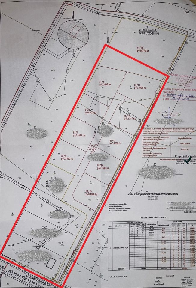 Działka budowlana Bądki. Zdjęcie 3