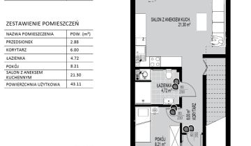 Mieszkanie 2-pokojowe Borkowo, ul. Poziomkowa