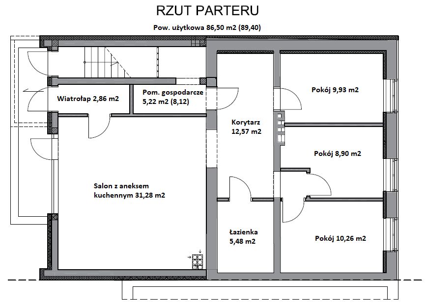 bliźniak, 8 pokoi Bydgoszcz Górzyskowo, ul. Strzelecka. Zdjęcie 4