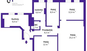 Mieszkanie 4-pokojowe Katowice Koszutka, ul. Stefana Okrzei