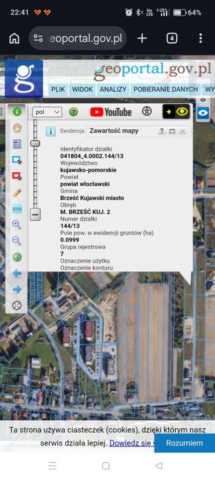 Działka budowlana Brześć Kujawski, ul. Kazimierza Wielkiego. Zdjęcie 2