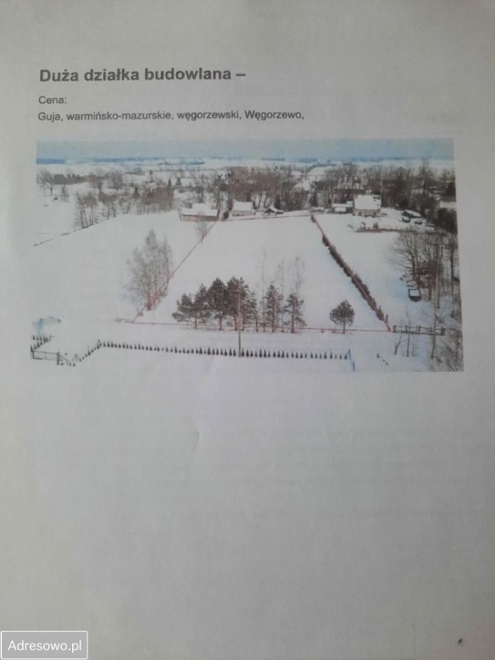 Działka budowlana Guja. Zdjęcie 2