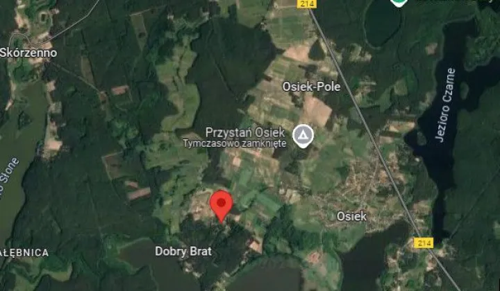 Działka siedliskowa Osiek, os. Dobry Brat