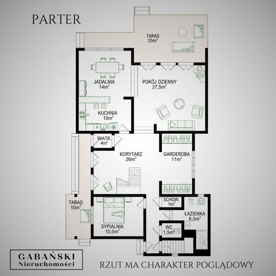 dom wolnostojący, 7 pokoi Jadowniki, ul. Staropolska. Zdjęcie 16