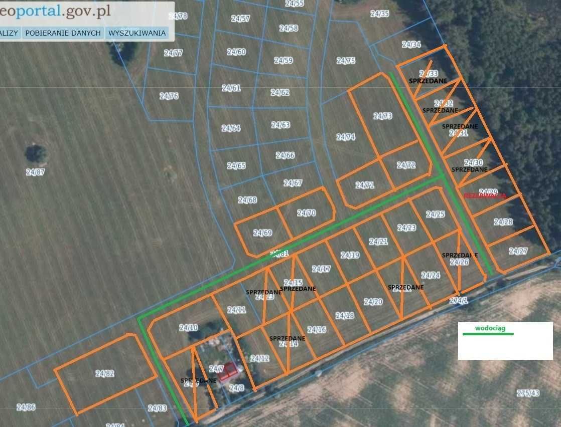 Działka budowlana Kozłowo. Zdjęcie 2