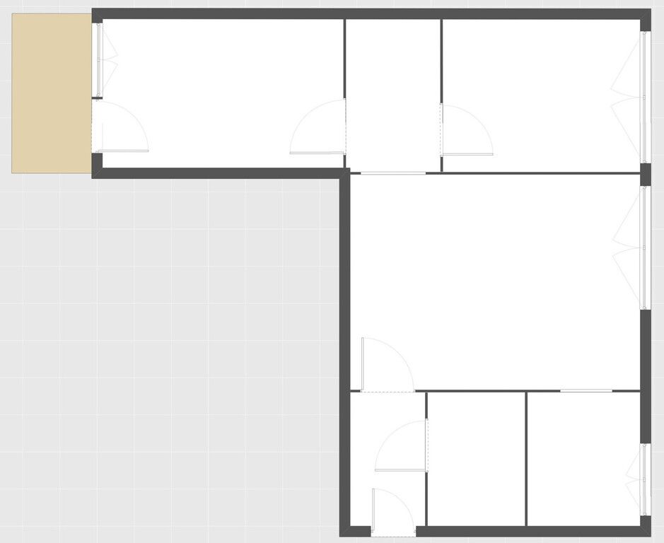Mieszkanie 3-pokojowe Łódź Dąbrowa, ul. Juliusza Kossaka. Zdjęcie 9
