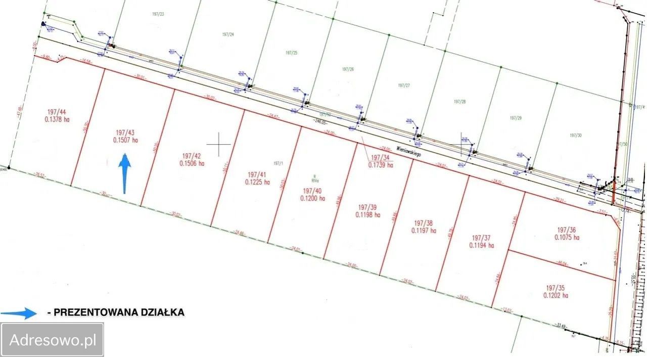 Działka budowlana Sapowice. Zdjęcie 1