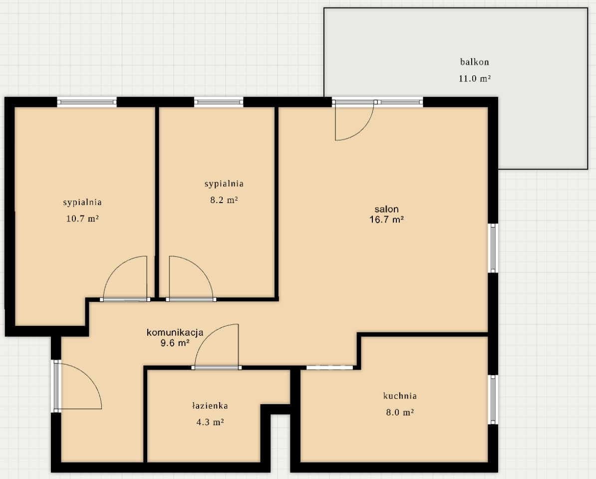 Mieszkanie 3-pokojowe Gdańsk Siedlce, ul. Stanisława Lema. Zdjęcie 19