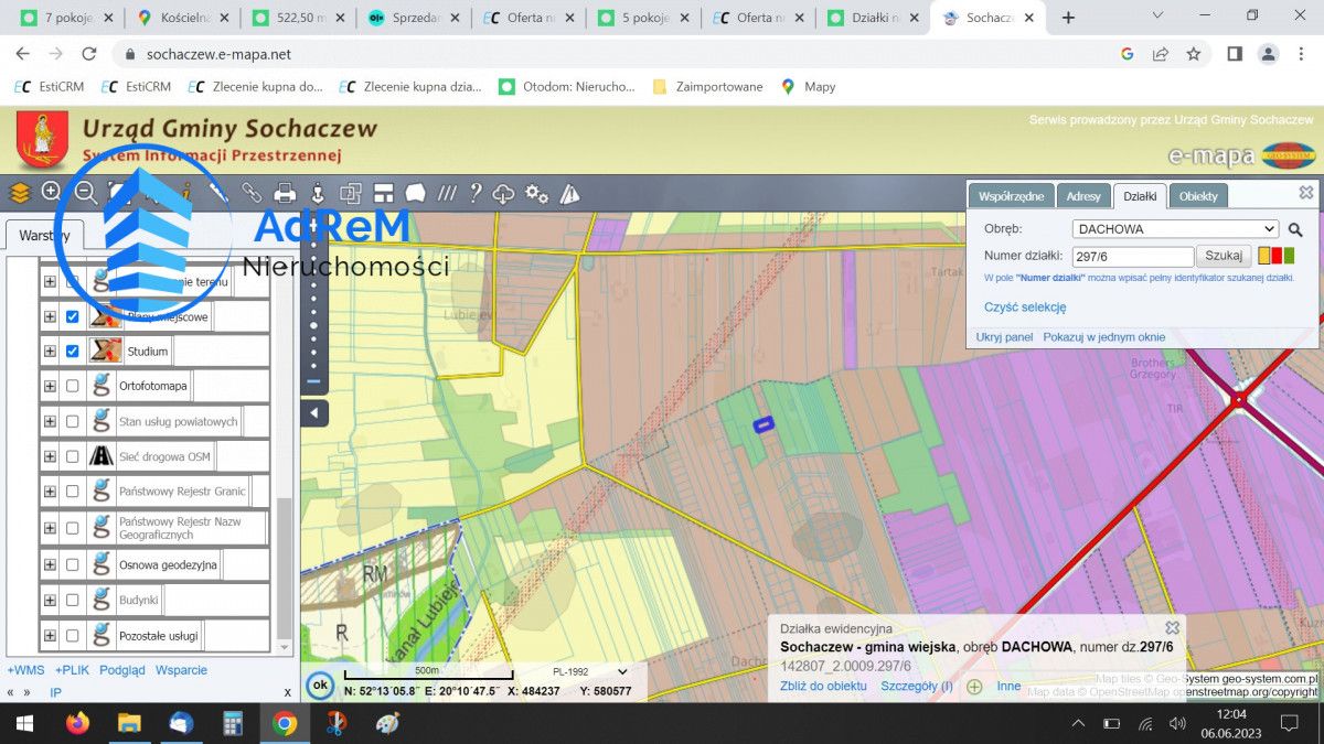 Działka budowlana Dachowa. Zdjęcie 2